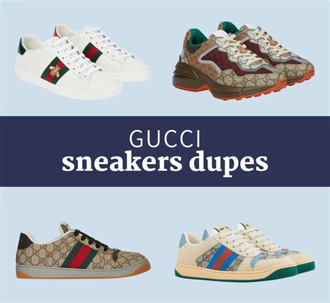 gucci sneakers catch of dupe|gucci boots dupes.